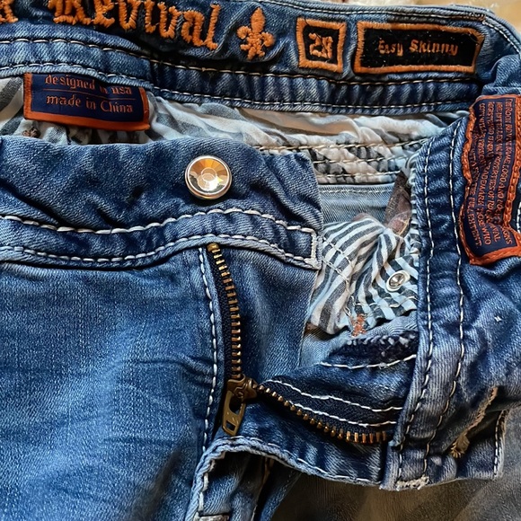 Rock Revival Celinda Easy Ankle Skinny Mid-Rise Jean 28 - Picture 7 of 13